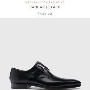 Magnanni Cangas dress shoes! Black leather